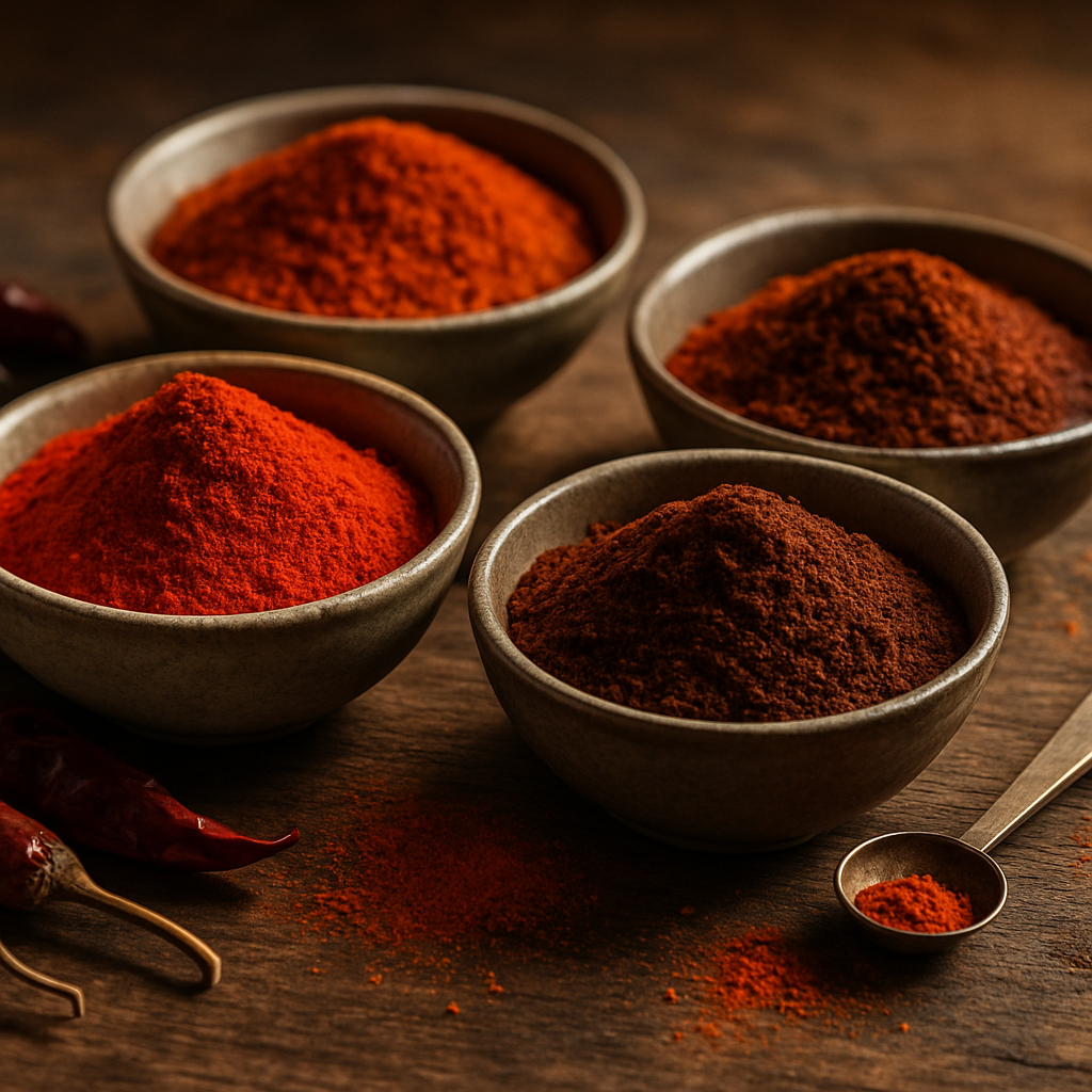 Chili Pulver Sorten: Indische Würzvielfalt bei MissIndiaCanada