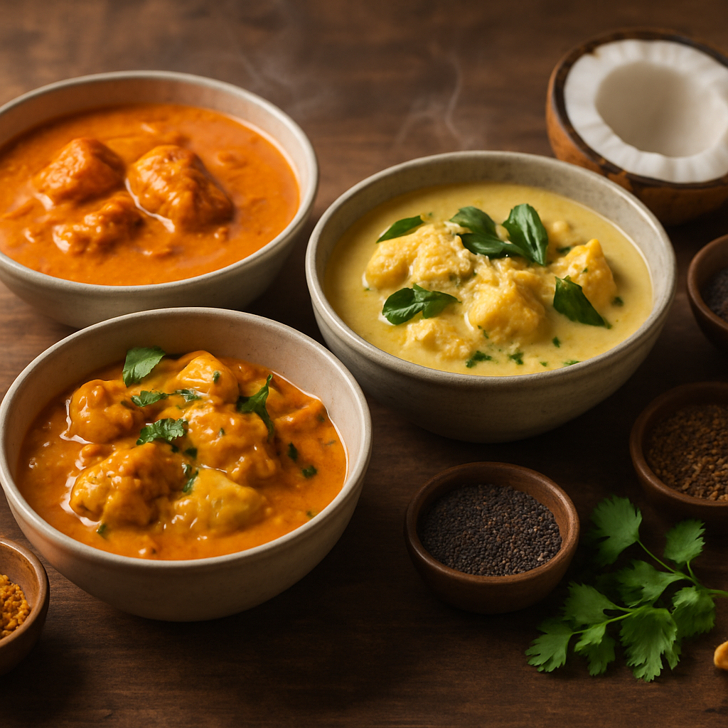 Curry-Sorten Indiens: Entdeckungen auf missindiacanada.com